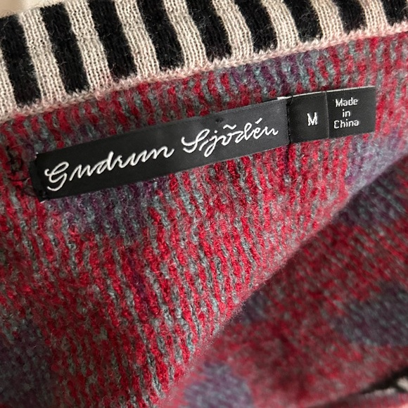 Gudrun Sjoden Floral Print Cardigan Sz M - Picture 9 of 9